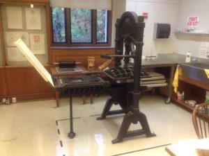 Book Arts printing press